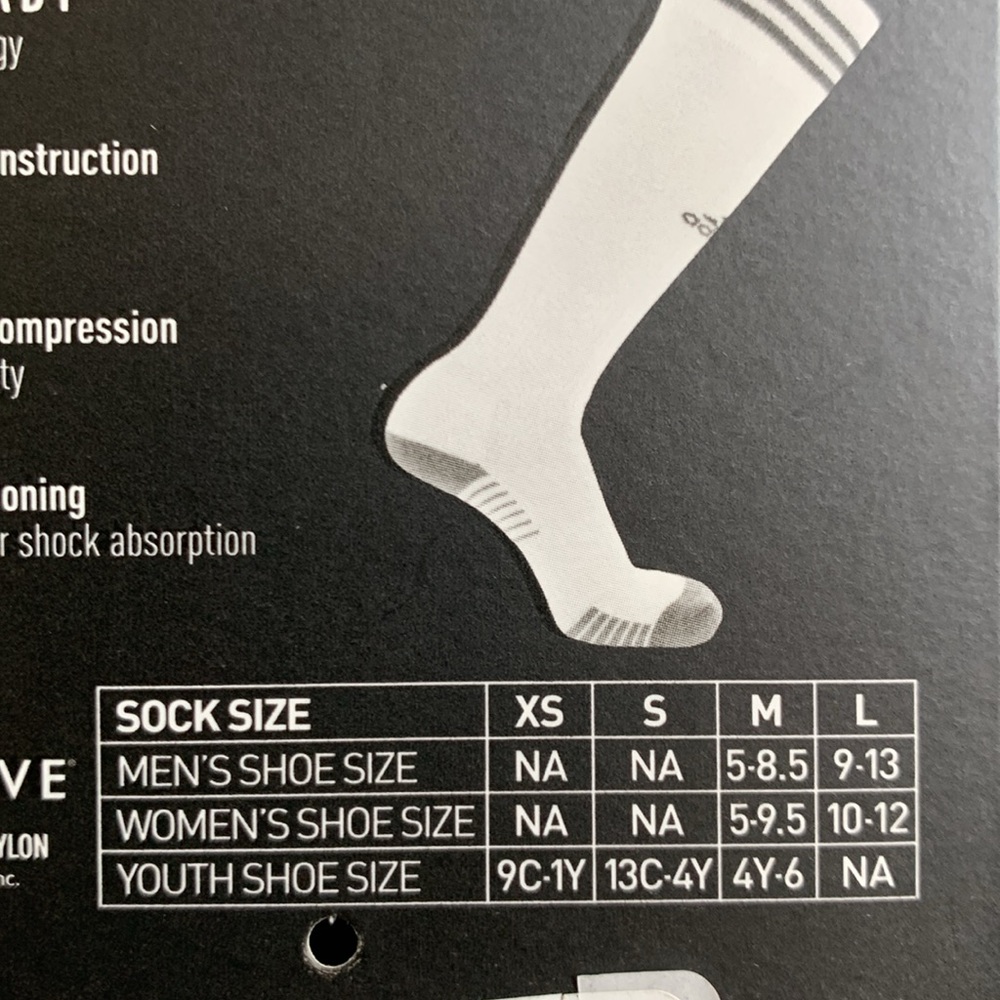 Adidas Soccer Socks 2 pair - Picture 5 of 9